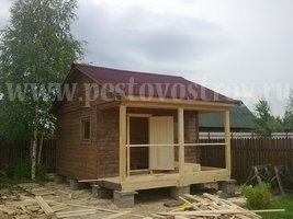 строительство бань в Пестово