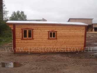 пестовские бани под ключ Готовые перевозные, мобильные бани. Бани передвижные из пестово
