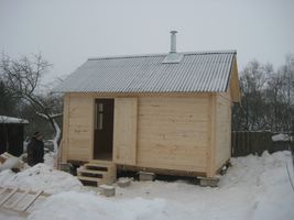  Деревянные бани из бруса
