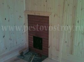 отделка деревянной брусовой бани 