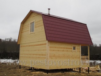 ПЕСТОВОСТРОЙ - фотография бани Фотографии брусовых бань Новгородская обл