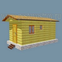мобильная баня из бруса