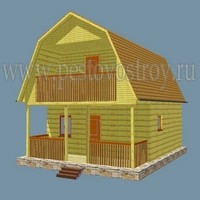 баня с балконом