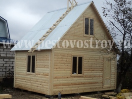 дома из профилированного бруса
