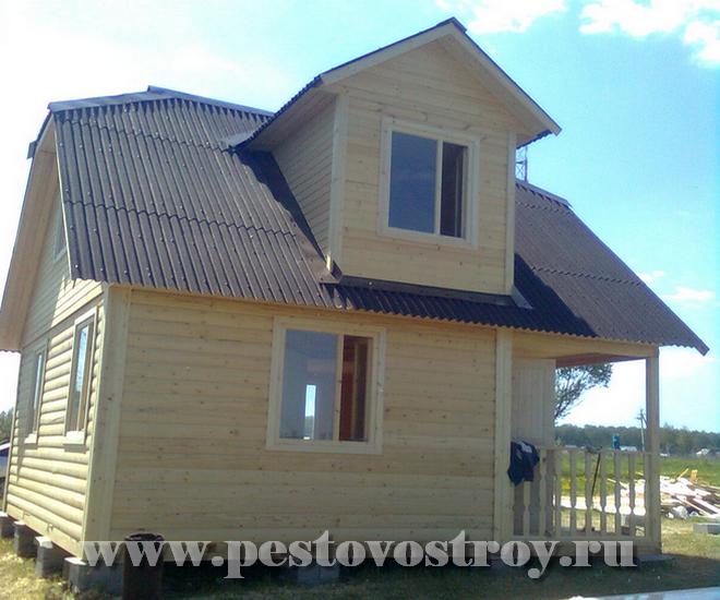 СК ПЕСТОВОСТРОЙ.Проект дома из бруса СК ПЕСТОВОСТРОЙ - проект брусового дома из бруса