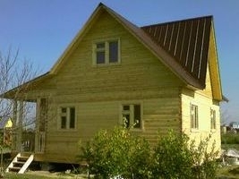 дома из профилированного бруса