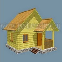 дачные домики проект брусового доммика дачного