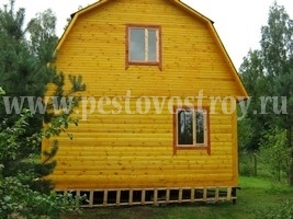 домик из бруса