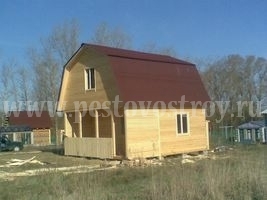 дома из профилированного бруса