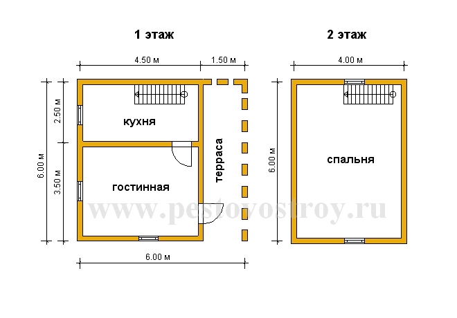 проект дома с террасой