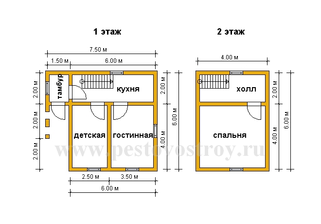 проект дома с крыльцом