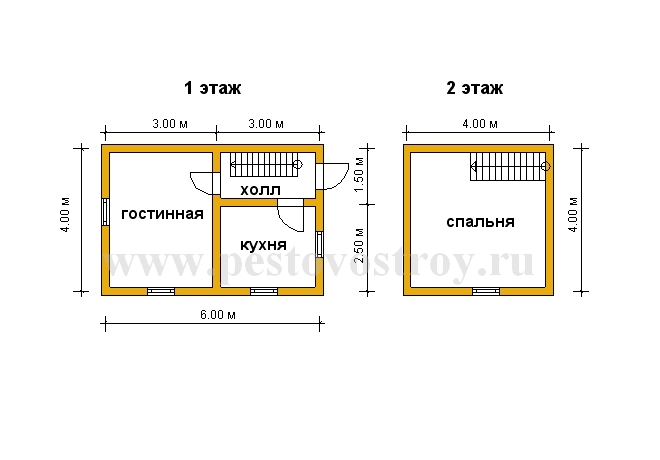 проект проект дачного домика из бруса
