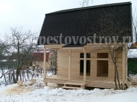 дачные домики из бруса