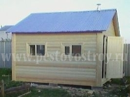 брусовые бани, бани из бруса