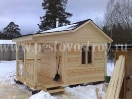 перевозные  бани из бруса
